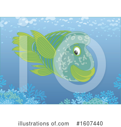 Royalty-Free (RF) Fish Clipart Illustration by Alex Bannykh - Stock Sample #1607440