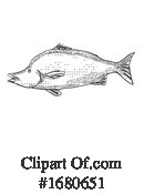 Fish Clipart #1680651 by patrimonio