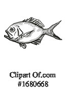 Fish Clipart #1680668 by patrimonio