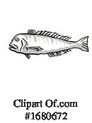 Fish Clipart #1680672 by patrimonio