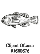 Fish Clipart #1680676 by patrimonio