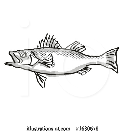 Royalty-Free (RF) Fish Clipart Illustration by patrimonio - Stock Sample #1680678