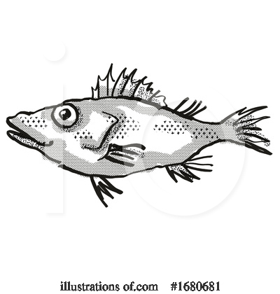 Royalty-Free (RF) Fish Clipart Illustration by patrimonio - Stock Sample #1680681