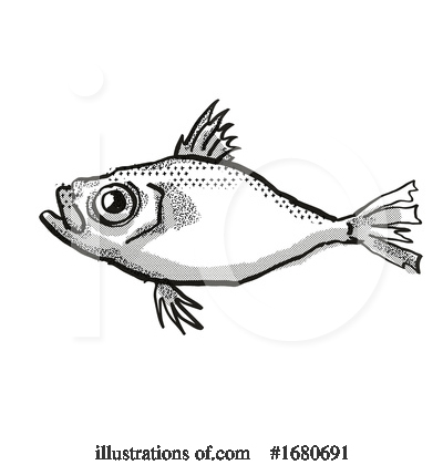 Royalty-Free (RF) Fish Clipart Illustration by patrimonio - Stock Sample #1680691