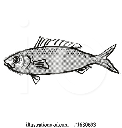 Royalty-Free (RF) Fish Clipart Illustration by patrimonio - Stock Sample #1680693