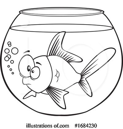 Royalty-Free (RF) Fish Clipart Illustration by toonaday - Stock Sample #1684230