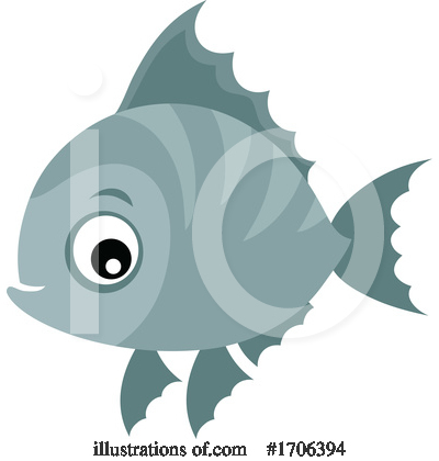 Royalty-Free (RF) Fish Clipart Illustration by visekart - Stock Sample #1706394