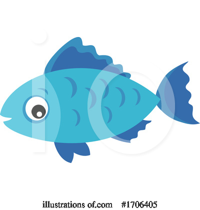 Royalty-Free (RF) Fish Clipart Illustration by visekart - Stock Sample #1706405