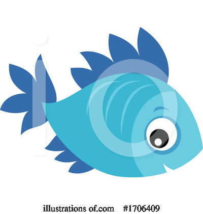 Royalty-Free (RF) Fish Clipart Illustration by visekart - Stock Sample #1706409