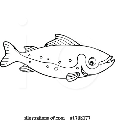 Royalty-Free (RF) Fish Clipart Illustration by visekart - Stock Sample #1708177