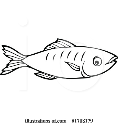 Royalty-Free (RF) Fish Clipart Illustration by visekart - Stock Sample #1708179