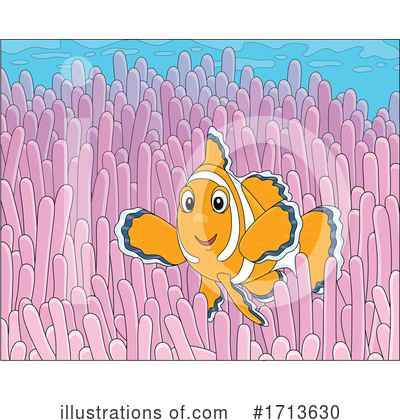 Clownfish Clipart #1713630 by Alex Bannykh
