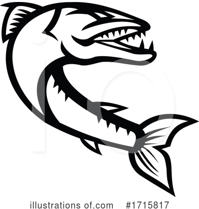 Royalty-Free (RF) Fish Clipart Illustration by patrimonio - Stock Sample #1715817