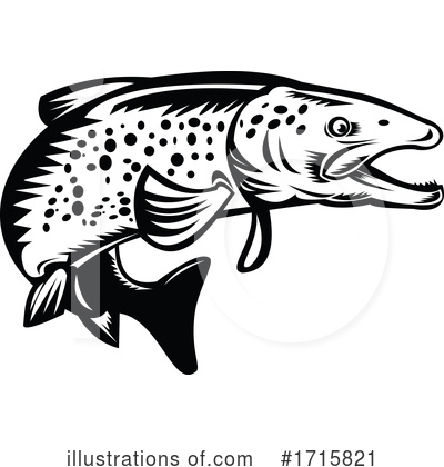 Royalty-Free (RF) Fish Clipart Illustration by patrimonio - Stock Sample #1715821