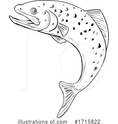 Royalty-Free (RF) Fish Clipart Illustration by patrimonio - Stock Sample #1715822
