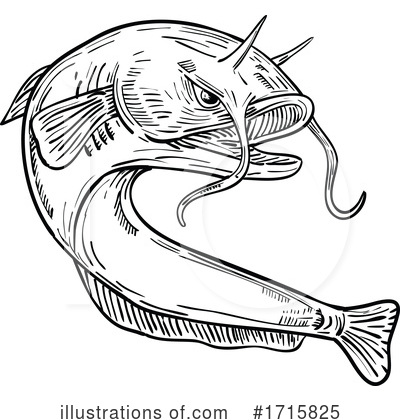 Catfish Clipart #1715825 by patrimonio