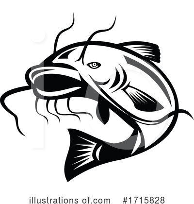 Royalty-Free (RF) Fish Clipart Illustration by patrimonio - Stock Sample #1715828