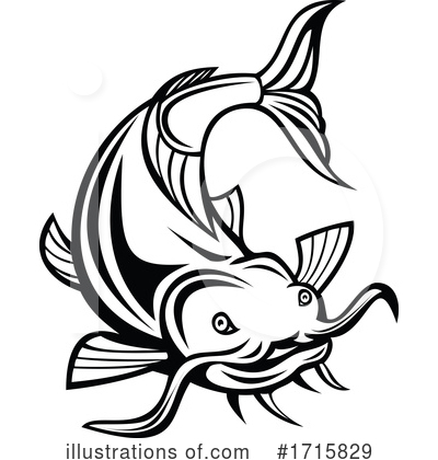 Royalty-Free (RF) Fish Clipart Illustration by patrimonio - Stock Sample #1715829