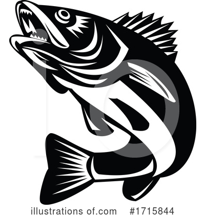Royalty-Free (RF) Fish Clipart Illustration by patrimonio - Stock Sample #1715844