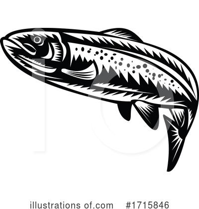 Royalty-Free (RF) Fish Clipart Illustration by patrimonio - Stock Sample #1715846