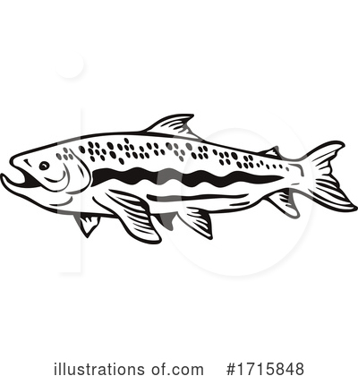 Royalty-Free (RF) Fish Clipart Illustration by patrimonio - Stock Sample #1715848