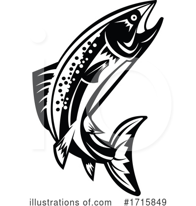 Royalty-Free (RF) Fish Clipart Illustration by patrimonio - Stock Sample #1715849