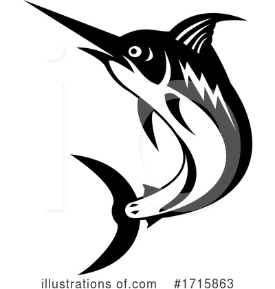 Royalty-Free (RF) Fish Clipart Illustration by patrimonio - Stock Sample #1715863