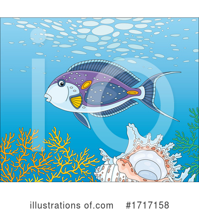 Royalty-Free (RF) Fish Clipart Illustration by Alex Bannykh - Stock Sample #1717158
