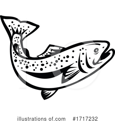 Royalty-Free (RF) Fish Clipart Illustration by patrimonio - Stock Sample #1717232