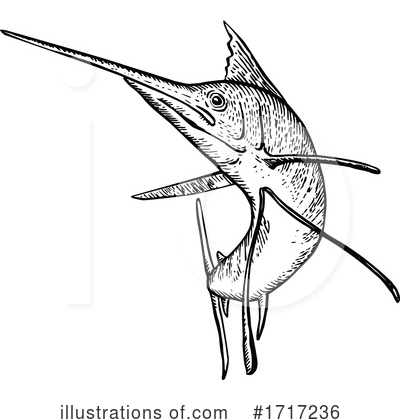 Royalty-Free (RF) Fish Clipart Illustration by patrimonio - Stock Sample #1717236