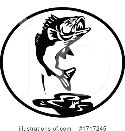 Bass Fish Clipart #1717245 by patrimonio