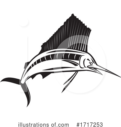 Royalty-Free (RF) Fish Clipart Illustration by patrimonio - Stock Sample #1717253
