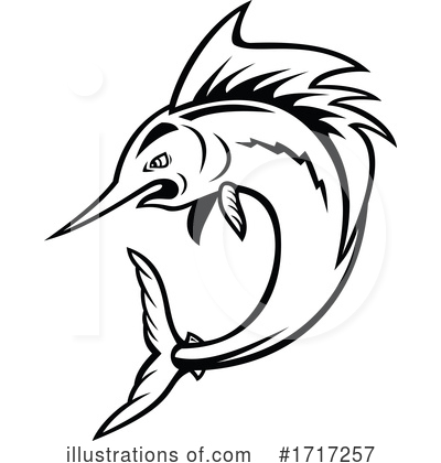 Royalty-Free (RF) Fish Clipart Illustration by patrimonio - Stock Sample #1717257