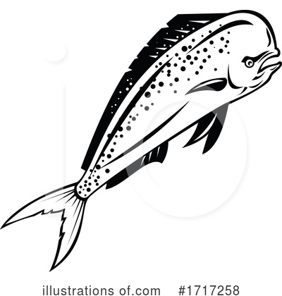 Dolphin Fish Clipart #1717258 by patrimonio