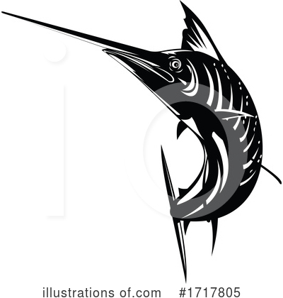 Royalty-Free (RF) Fish Clipart Illustration by patrimonio - Stock Sample #1717805