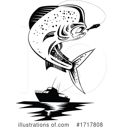 Royalty-Free (RF) Fish Clipart Illustration by patrimonio - Stock Sample #1717808