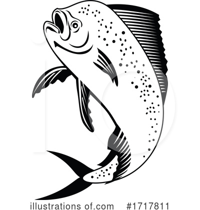 Dolphin Fish Clipart #1717811 by patrimonio