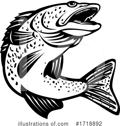 Royalty-Free (RF) Fish Clipart Illustration by patrimonio - Stock Sample #1718892