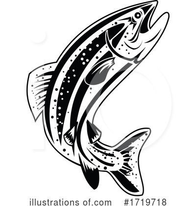 Royalty-Free (RF) Fish Clipart Illustration by patrimonio - Stock Sample #1719718