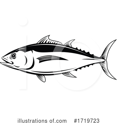 Royalty-Free (RF) Fish Clipart Illustration by patrimonio - Stock Sample #1719723
