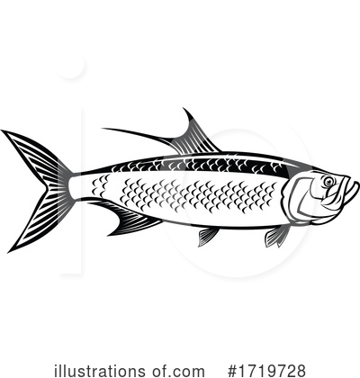 Royalty-Free (RF) Fish Clipart Illustration by patrimonio - Stock Sample #1719728