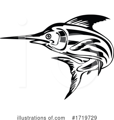 Royalty-Free (RF) Fish Clipart Illustration by patrimonio - Stock Sample #1719729