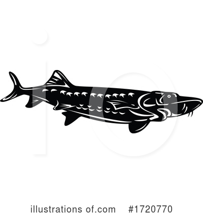 Royalty-Free (RF) Fish Clipart Illustration by patrimonio - Stock Sample #1720770
