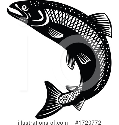Royalty-Free (RF) Fish Clipart Illustration by patrimonio - Stock Sample #1720772