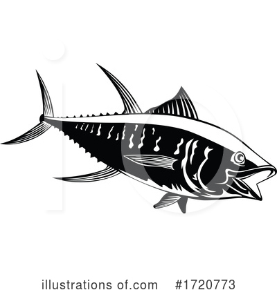 Royalty-Free (RF) Fish Clipart Illustration by patrimonio - Stock Sample #1720773