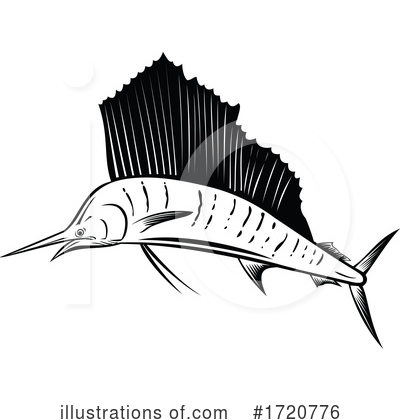 Royalty-Free (RF) Fish Clipart Illustration by patrimonio - Stock Sample #1720776