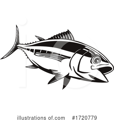 Royalty-Free (RF) Fish Clipart Illustration by patrimonio - Stock Sample #1720779