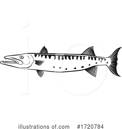 Royalty-Free (RF) Fish Clipart Illustration by patrimonio - Stock Sample #1720784