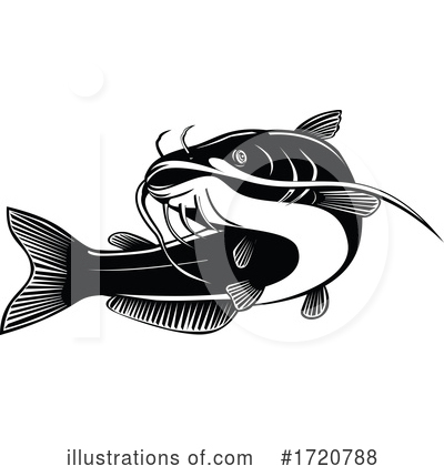 Royalty-Free (RF) Fish Clipart Illustration by patrimonio - Stock Sample #1720788
