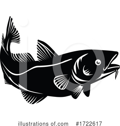 Royalty-Free (RF) Fish Clipart Illustration by patrimonio - Stock Sample #1722617